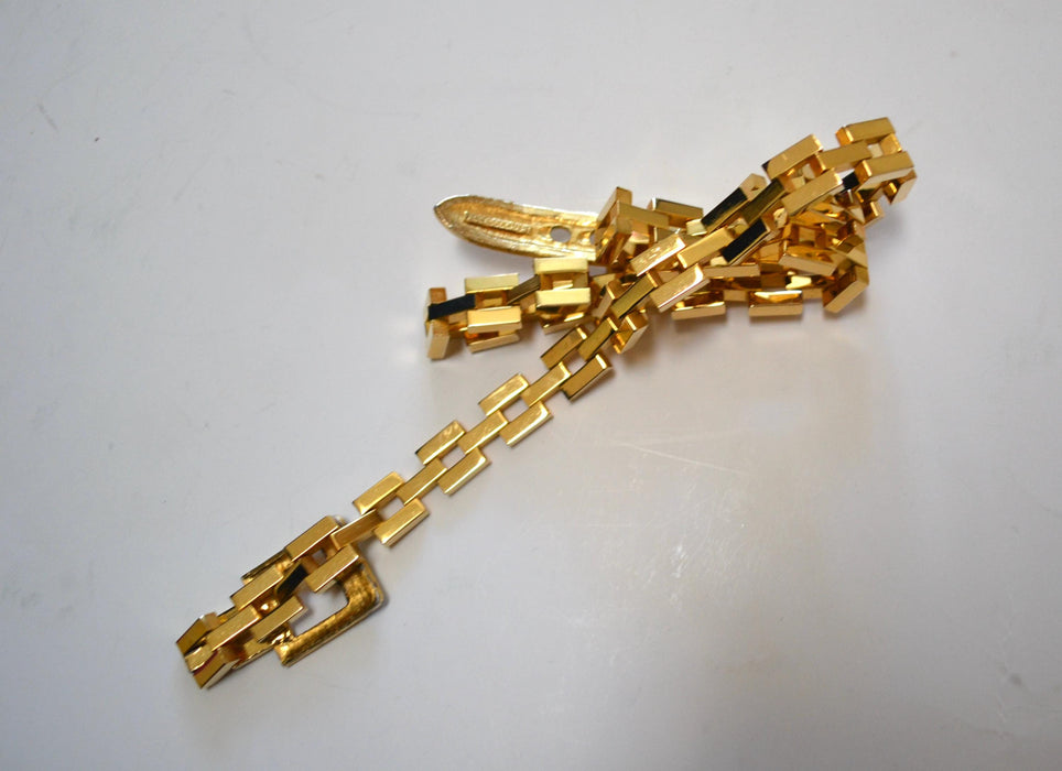 80s 90s Vintage Gold Chain Link Belt Gold Wedding Chain Thin Gold Metal Belt Small Medium 25-26 1/2"
