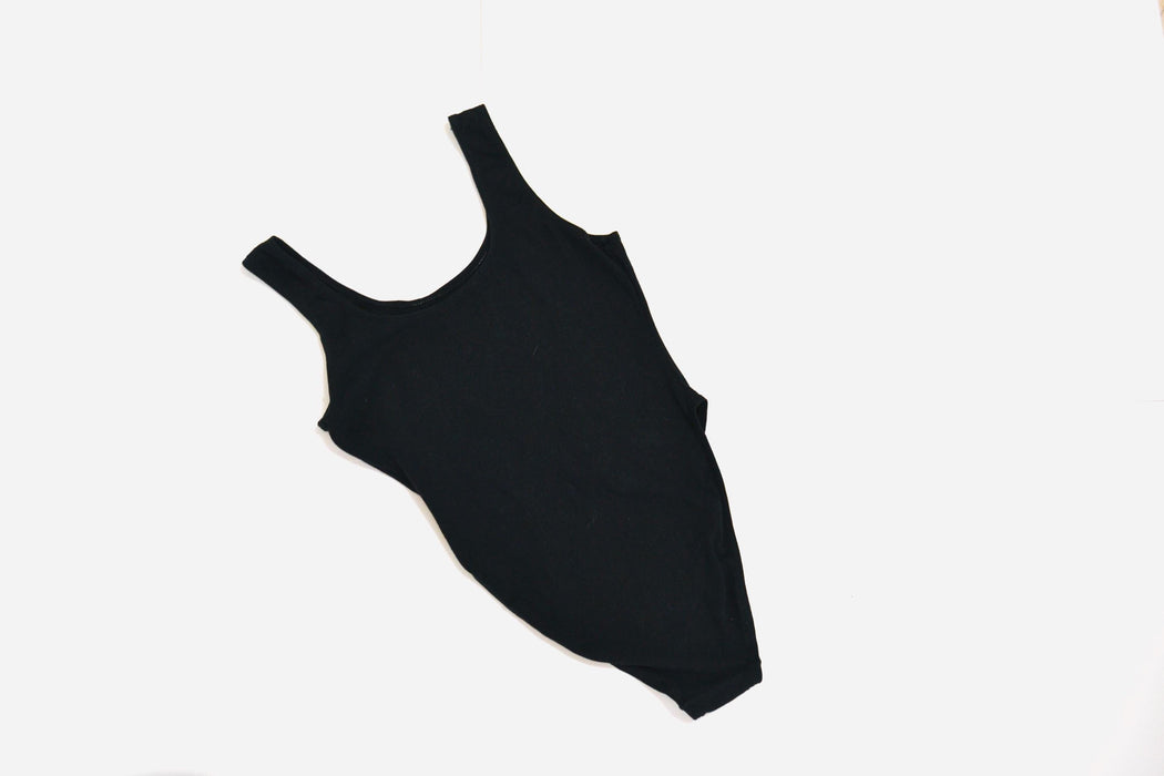 90s Black Sequin Body Suit Knit Body Suit Leotard High Cut 80s 90s body Suit with Sequin Batman Logo By Jeanette Kastenberg XS Small