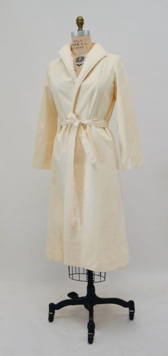 80s 90s Vintage White Cream Jacket Trench Coat White Faux Suede Jacket White Cream Ultra Suede Vegan Jacket Small Medium Faux Leather Jacket