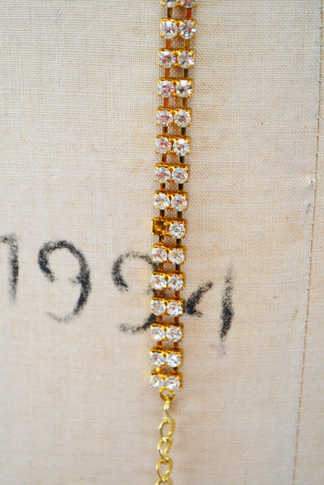 90s Vintage Thin Gold Rhinestone Belt Small Medium large Rhinestone Wedding Belt Rhinestone Cowboy Metallic Belt Small Medium Large