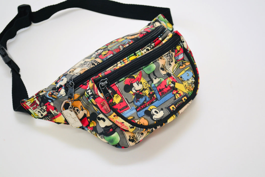 90s Vintage Nicole Miller Mickey Mouse Disney Fanny Pack// 90s Mickey Mouse Disney  Fanny Pack Bum Bag