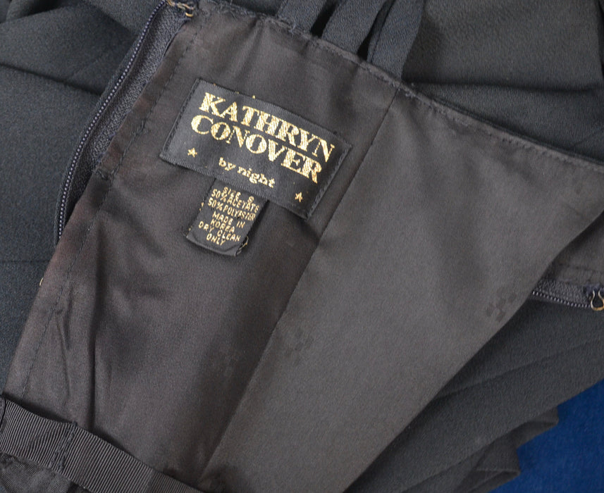 90s 2000s y2k Vintage Evening Gown Small in Black Tank Dress Gown Long Black Dress XS Small 90s black long strapless dress