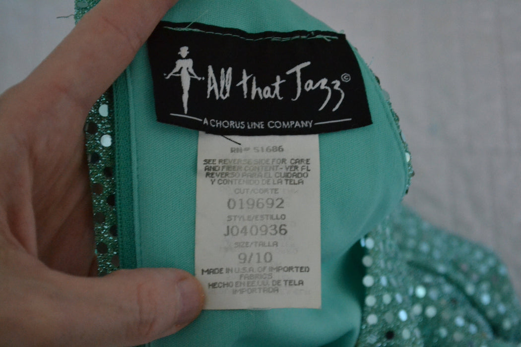 Vintage 90s Metallic Prom Party Club Dress Medium Large Aqua Green//  90s Vintage Metallic Disco Dress Blue Green Drag Queen Mermaid Costume