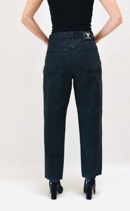90s Vintage Versace Jeans Couture Jeans Size 36 50 Medium Large 90s Versace Black Jeans Size 10 12 90s Relaxed Fit Medium Black Jeans Pants
