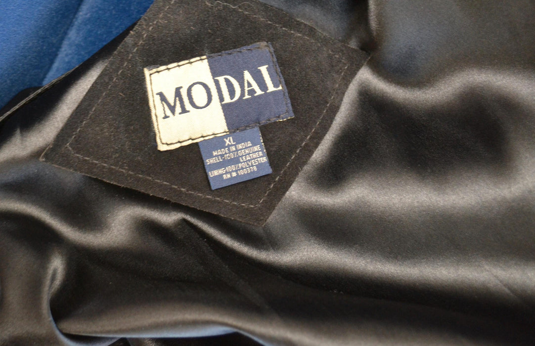 80s 90s Vintage Black Leather Fringe Vest Black Fringe leather Vest Cowboy Cowgirl Rodeo Biker Festival Vest Large Black Leather Vest