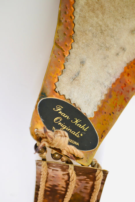 80s Vintage Gold Brass Coin Belt Gold Metallic Pirate Gypsy Belt Brass Large Boho Belt SMALL Medium 80s Brass Belt Fran Kahl Wedding Belt