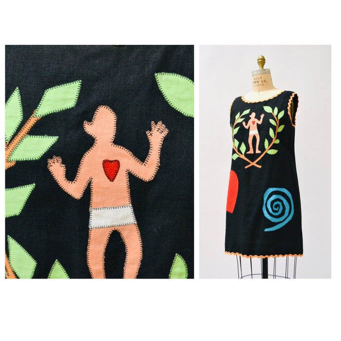 90s Vintage Moschino Dress With Heart Pocket Black Linen Dress Cheap & Chic made in Italy Small Medium Black Moschino Dress 1995 The Nanny