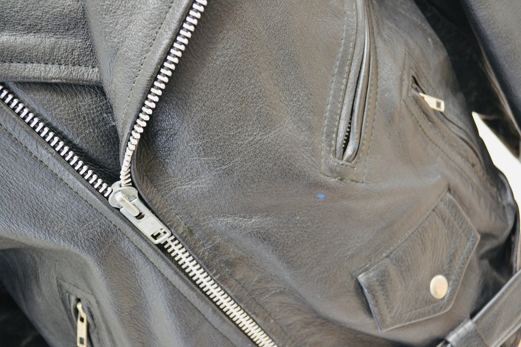 90s Vintage Black Leather Jacket with Bob Marley //Vintage Leather Jacket LA Roxx Bob Marley Reggae Music Air Brushed Painted Leather Jacket