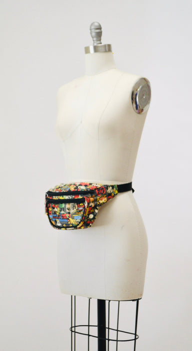 90s Vintage Nicole Miller Mickey Mouse Disney Fanny Pack// 90s Mickey Mouse Disney  Fanny Pack Bum Bag