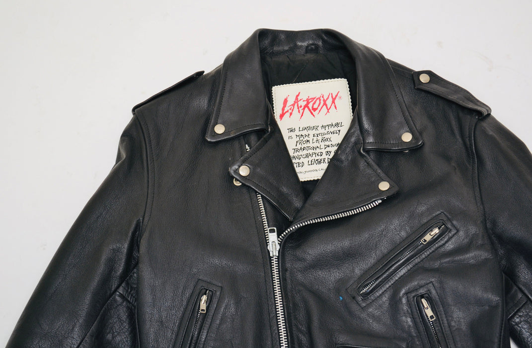 90s Vintage Black Leather Jacket with Bob Marley //Vintage Leather Jacket LA Roxx Bob Marley Reggae Music Air Brushed Painted Leather Jacket