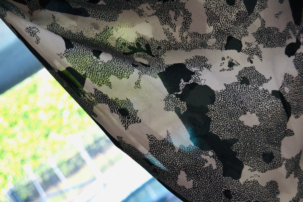 80s Party Ruffle Dress Black White Floral Print Ruffle Peasant Dress Medium Dress Diane Freis inspired 80s 90s Ruffle Summer Party Dress