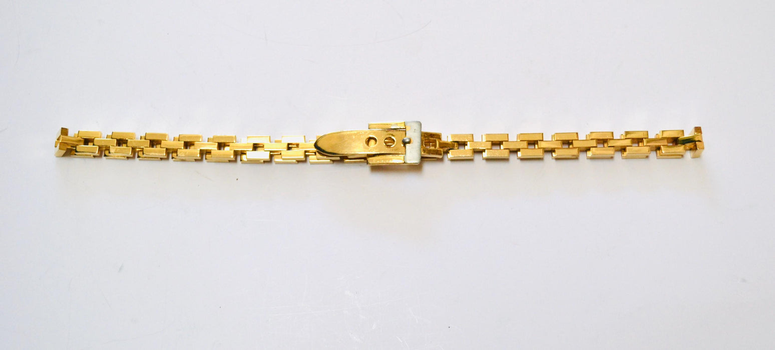 80s 90s Vintage Gold Chain Link Belt Gold Wedding Chain Thin Gold Metal Belt Small Medium 25-26 1/2"
