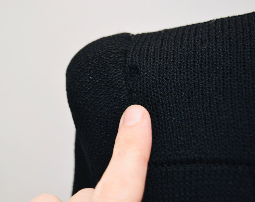 80s Vintage St John Dress Black Knit Dress By St John Rhinestone Mesh Knit Long Sleeve Dress // 80s Black Sweater Knit Party Dress XS Small