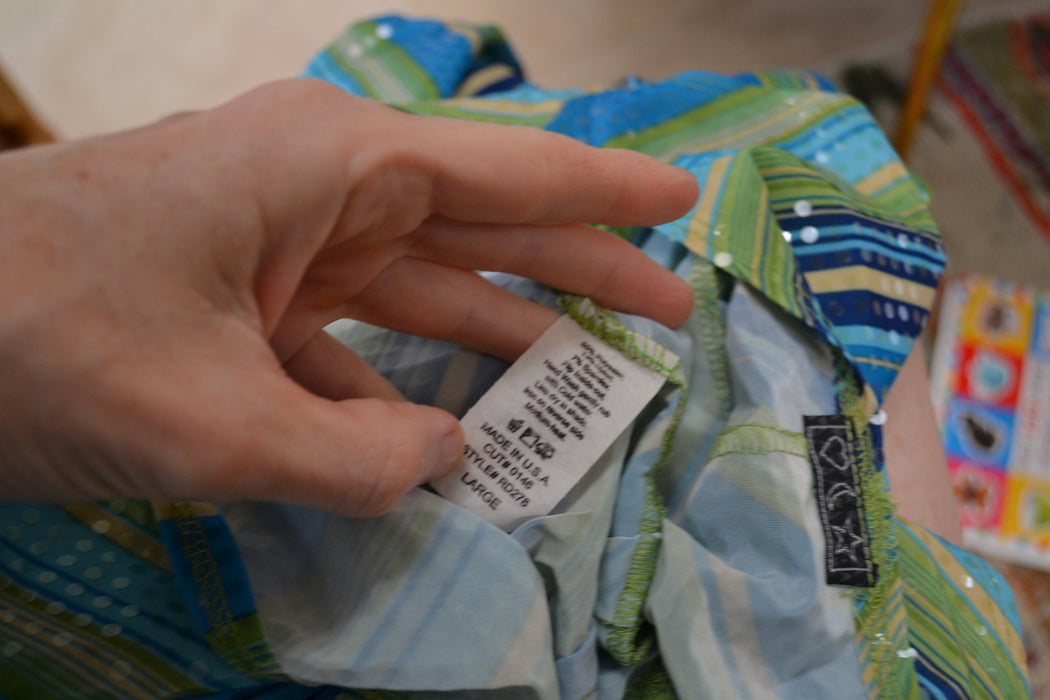 90s 2000s Y2k Vintage Club Dress Blue gren Knit Metallic Disco Dress Medium Stretch Dress// 2000s y2k Party Club Prom Dress Large