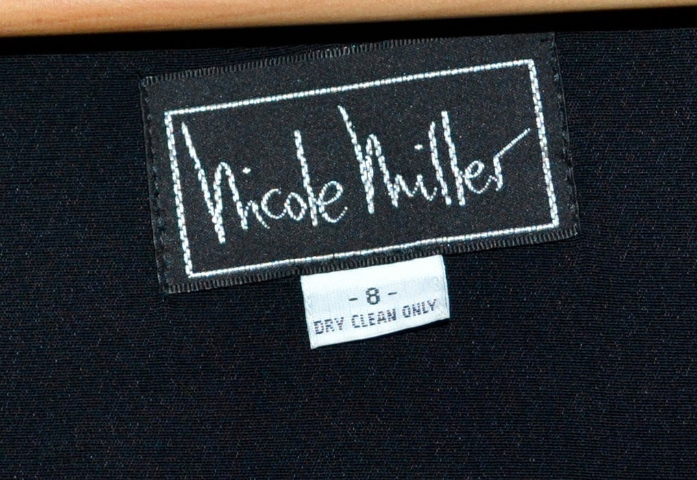 90s Vintage Black Sequin Tank Dress Small Medium// 90s Black Prom Dress Sleeveless Dress Drop Waist Small by Nicole Miller Flapper Inspired