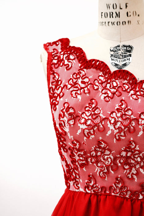 80s Vintage Evening Gown Dress Red XS Small LONG Dress// Vintage 80s Red Prom Dress Evening Gown Scarlet Ohara Princess Dress By Mike Benet