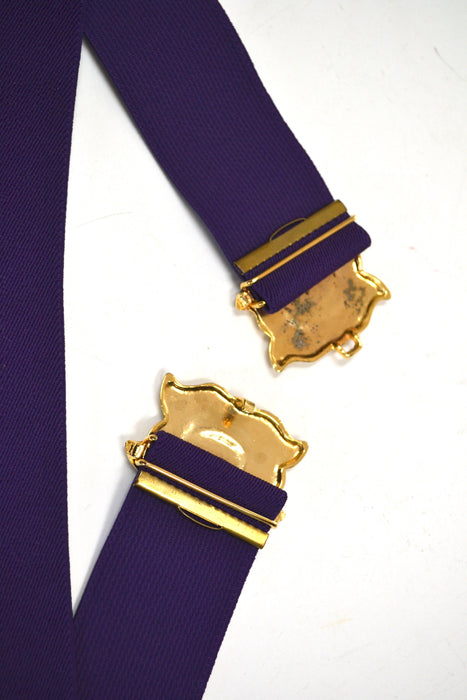 80s 90s Vintage Gold Flower Belt Buckle Purple Stretch Elastic Belt Gold Flower Metal Belt Small Medium Large XL Purple Flower Wedding Belt