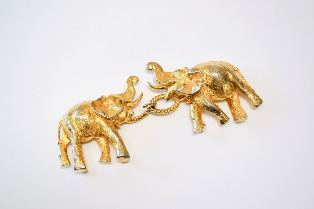 70s Vintage Gold Elephant Metallic Belt Buckle Vintage Mimi Di Elephant Belt Buckle Rare 1972 Gold Elephant Animal Belt Buckle
