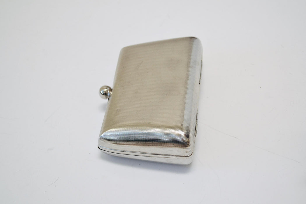 80s Vintage Metallic Silver Metal Clutch Vintage Silver Wedding Bag// 90s Silver Metal Evening Bag Silver Hard Case Vintage Wedding Purse