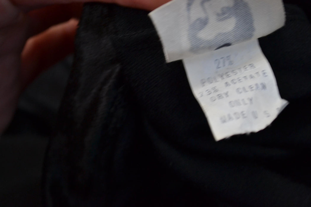 90s Vintage Black Velvet Dress Betsey Johnson XS Small //  90s Party Dress Knit Velvet Black dress Long Sleeve Skater Off the Shoulder