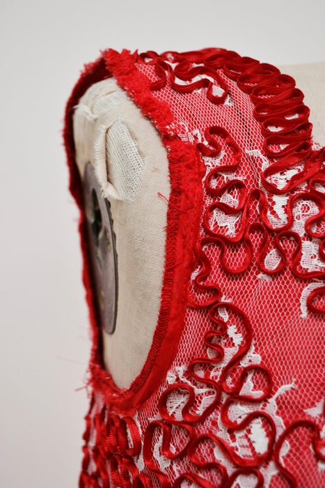 80s Vintage Evening Gown Dress Red XS Small LONG Dress// Vintage 80s Red Prom Dress Evening Gown Scarlet Ohara Princess Dress By Mike Benet