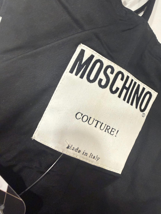 Vintage 90s Moschino Couture Eye Top Black Top Size Small With Eyes Pop Art Black Tank Top by Moschino Couture Spring Summer 1990 Black Top