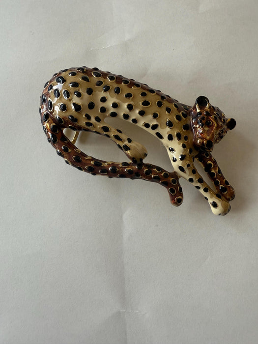 80s Vintage Cheetah Belt Buckle Vintage Leopard Animal Cat Belt Buckle Rare 1980s Belt Buckle by Mimi Di Gift for Cat Mom Cat Lover Belt