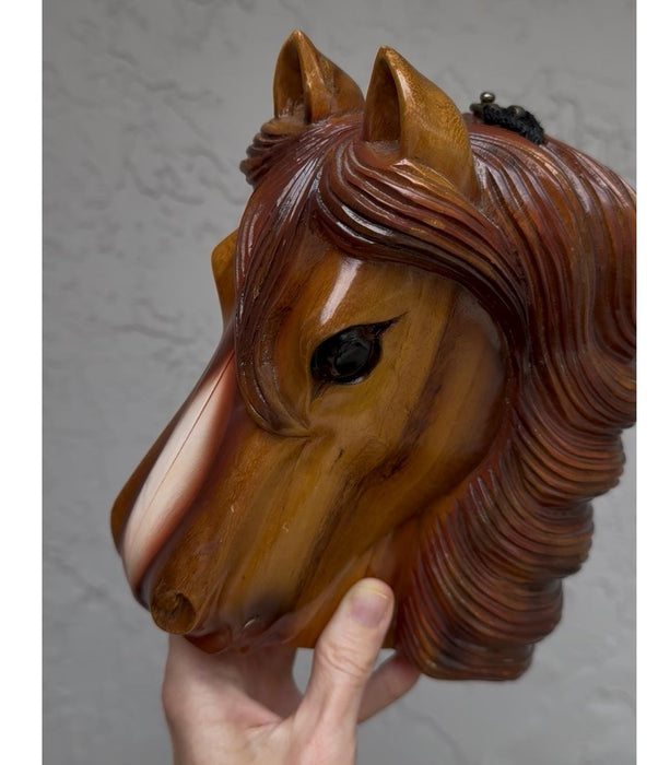 90s 00s Timmy Woods Pony Horse Clutch Bag Purse Pop Art by Timmy Woods Beverly Hills Rodeo Kentucky Derby Equestrian Cowgirl Bag/Clutch