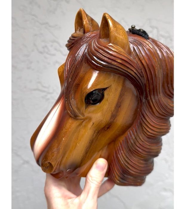 90s 00s Timmy Woods Pony Horse Clutch Bag Purse Pop Art by Timmy Woods Beverly Hills Rodeo Kentucky Derby Equestrian Cowgirl Bag/Clutch